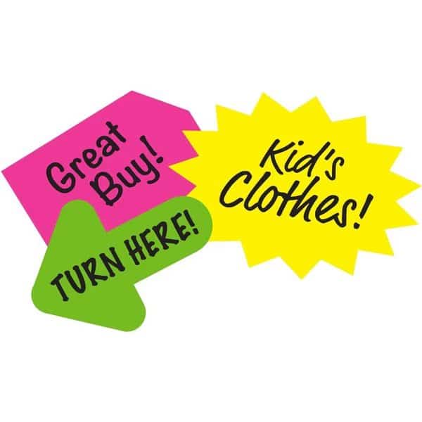 Sign Accents 10 Per Bag 4.5" x 11.625", 5PK