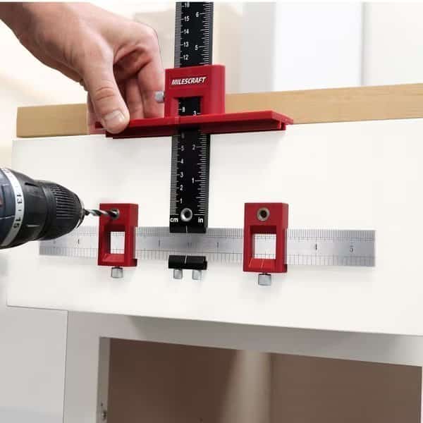 Hardware Jig, Adjustable Drill Guide to Quickly Install Cabinet/Drawer Handles, Knobs and Pulls