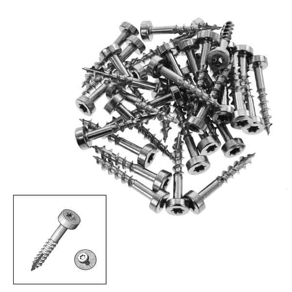 Wood Screw, 1 in, Zinc Plated Phillips Drive