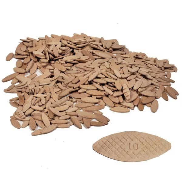 Biscuits #10, 1,000pcs. For use in Wood Joining, Woodworking, and Crafting