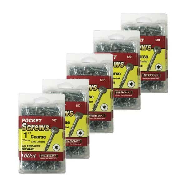 Wood Screw, 1 in, Zinc Plated Phillips Drive