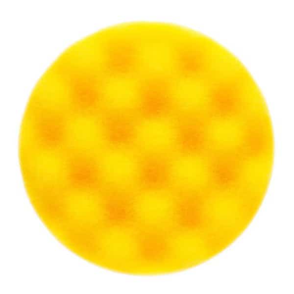 Foam Polishing Pad 3.25"X1" Yellow Waffle