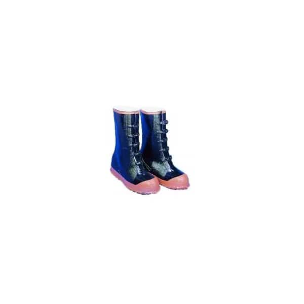 Over-the-Shoe 5 Buckle Artic Boots, PK2, Rubber, black, 9