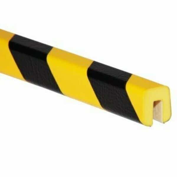 Protective Foam Guard Black/Yellow 39.375" L x 1" W x 1.25" H