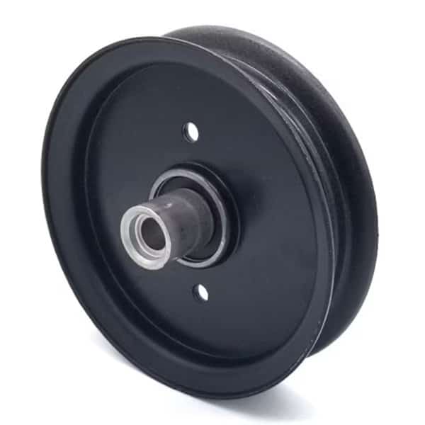 Hustler 604231 Flat Idler Pulley - 5'' Flat Dia. - 1/2'' Bore - Steel, Terre Products, Mfr#: 31500075P