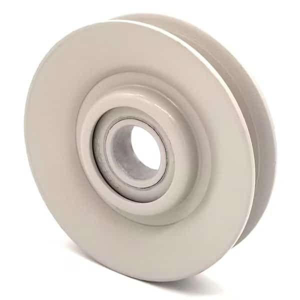 V-Groove Idler Pulley - 3'' Dia.- 5/8'' Bore - Steel