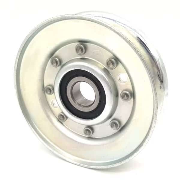 V-Groove Idler Pulley - 3.75'' Dia.- 5/8'' Bore - Steel