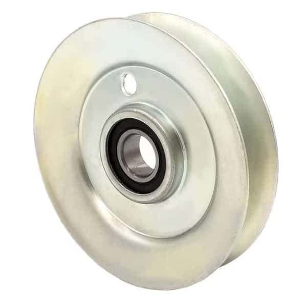 V-Groove Idler Pulley - 4'' Dia.- 5/8'' Bore - Steel