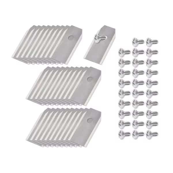 Robotic Lawn Mower Blades 30 Pack Husqvarna Automower Gardena Sileno McCulloch ROB Compatible, 30PK