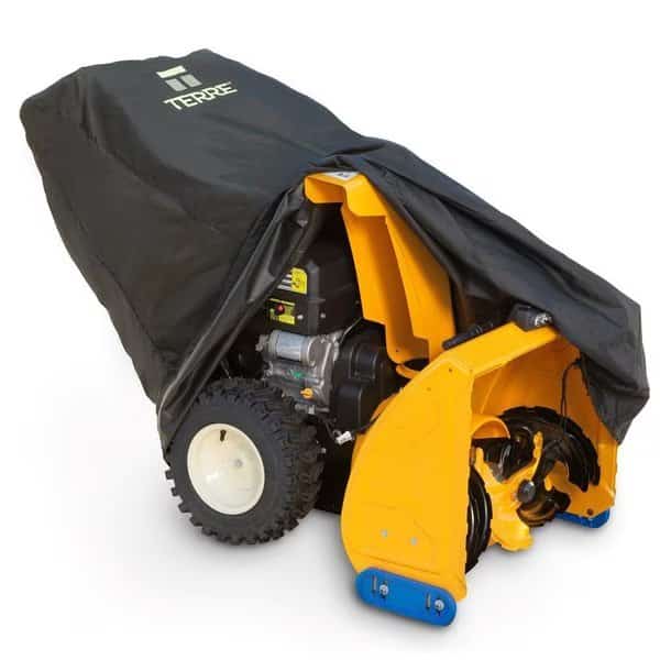 Heavy Duty Snow Blower Cover Waterproof UV Resistant Fits Most Models Windproof Drawstring Hem