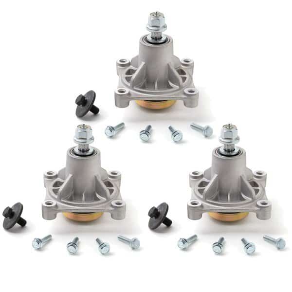 3-Pack Mower Spindle Assembly 48 Inch Deck Compatible w/ Husqvarna AYP Replaces 174356 174358, 3PK