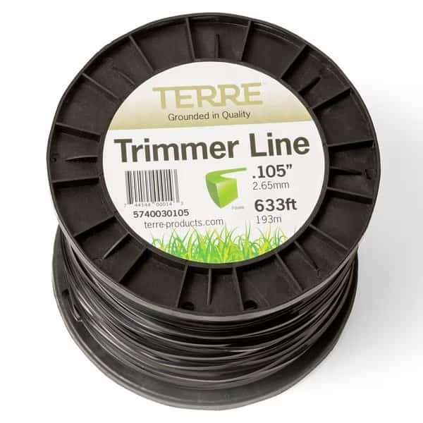 Commercial Grade .105 Square Weed Eater Trimmer Line Spool Length 633 ft., T Terre, Mfr#: 5740030105