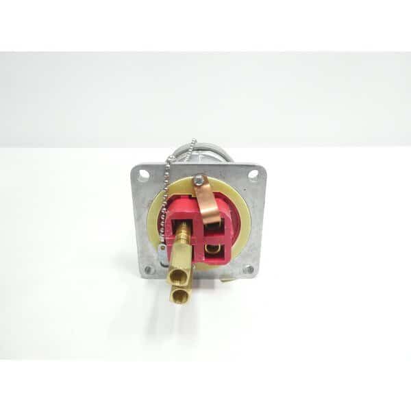 Receptacle, 100 A, 250V DC/600V AC, 4 Pole, 3 Wire