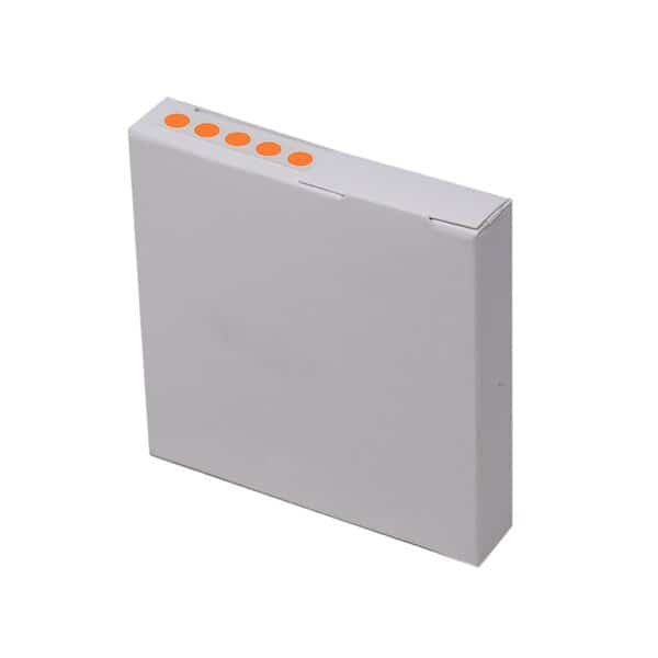 1/2" Color Coding Dots Orange Flr - Roll Form