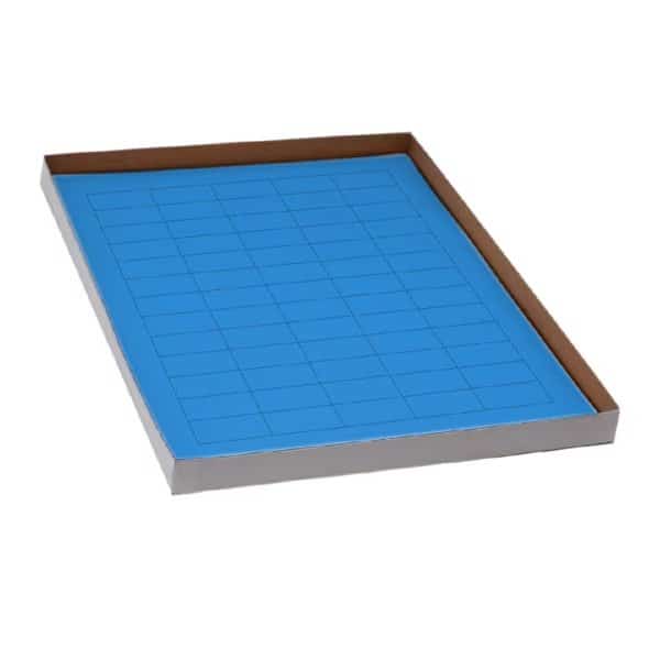 Cryo Label Laser Sheets 38x19mm for General Use Blue