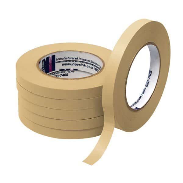 1/2" wide x 60yd Tan Labeling Tape, Nevs, Mfr#: T-050-Tan