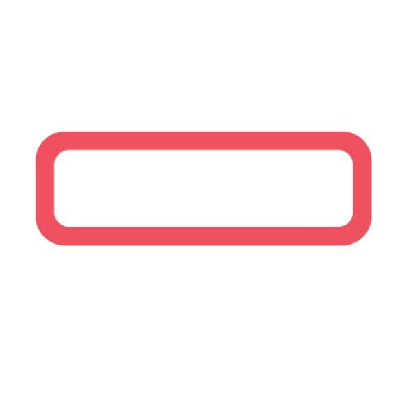Position Labels - Blank 1/2" x 1-1/2" White w/Red & Black
