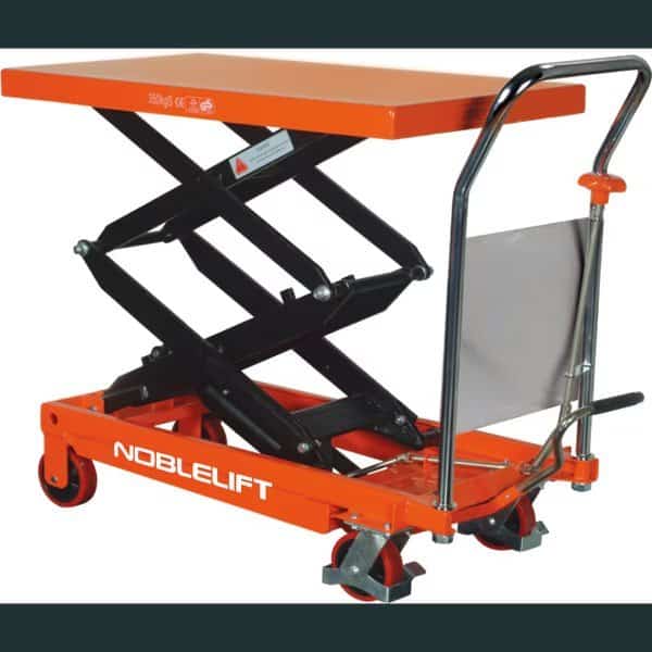 MANUAL LIFT TABLE - PLATFORM SIZE: 19.75" x 35.75" - CAPACITY: 770 LBS