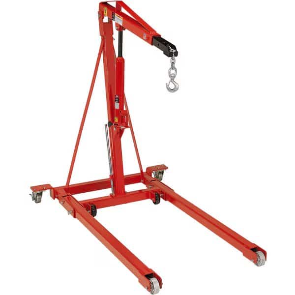 2500 Lb. Capacity Folding Engine Crane - U.S.A.