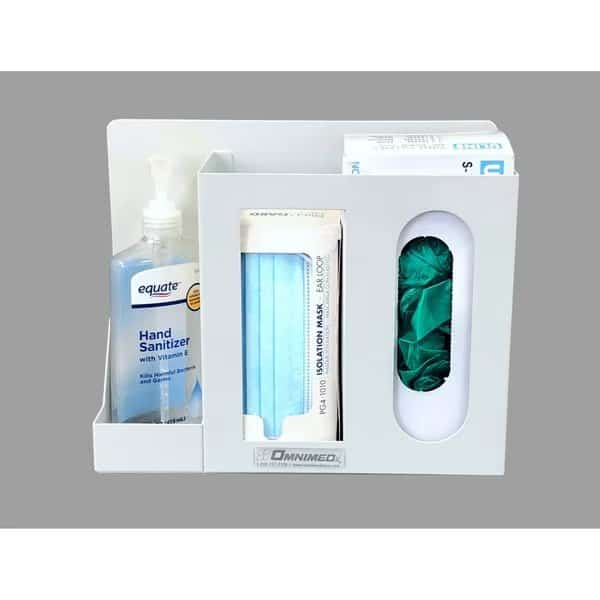 INFECTION PREVENTION STATION - LIGHT GREY STEEL