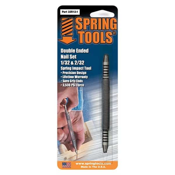 1/32" & 2/32" Spring Tools 32R12-1 Spring Tools Double Ended Nail Set