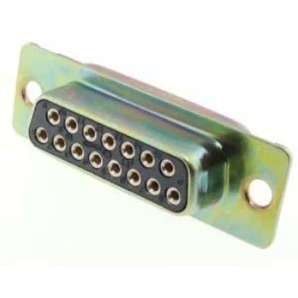 DSUB 25F PCB RA G G50 ZINC