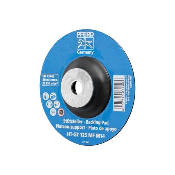 5" Temp.-Resistant Fiber Disc Backing Pad - 5/8-11 Nut - Hard Desnity