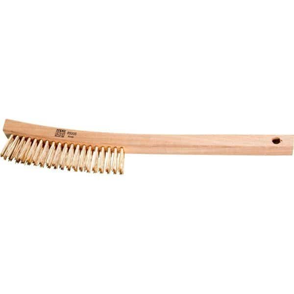 7-1/2 in L Handle, 6-1/4 in L Brush, Hardwood