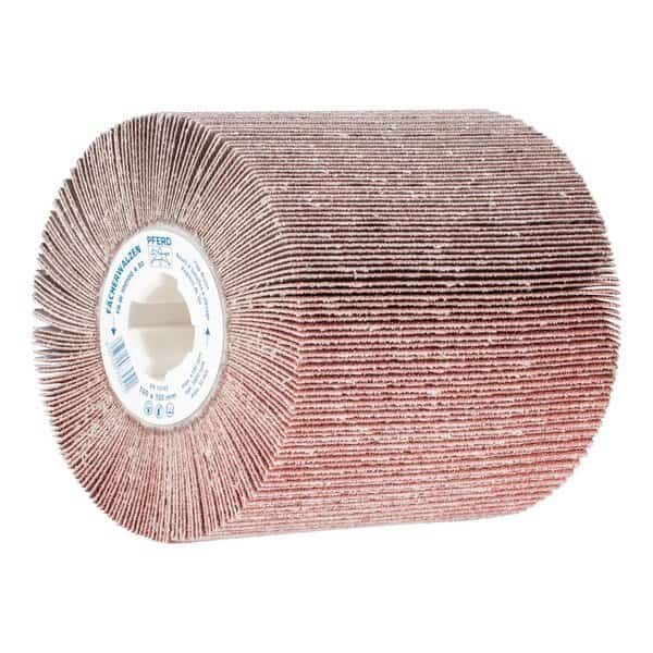 4" x 4" Flap Drum - Coated - 3/4" Keyed A.H., Aluminum Oxide 80 Grit