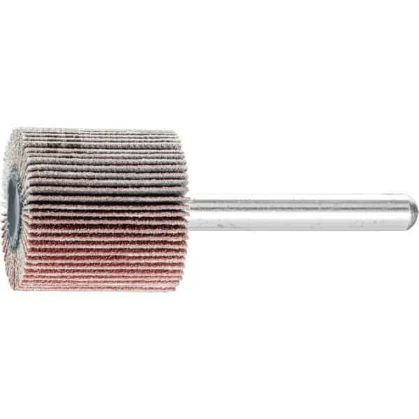 1" x 1" Mounted Flap Wheel - 1/4" Shank - Zirconia Z-COOL - 80 Grit, INOX
