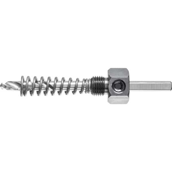 Hole Saw Arbor, 1/4" Round Shank - 1/2-20 UNF Thread, PFERD, Mfr# 29036