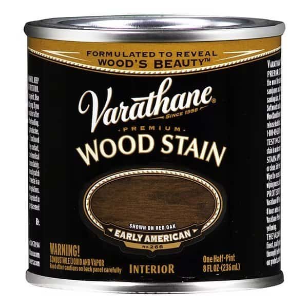 1/2 Pt Early American Varathane Oil-Based Interior Wood Stain