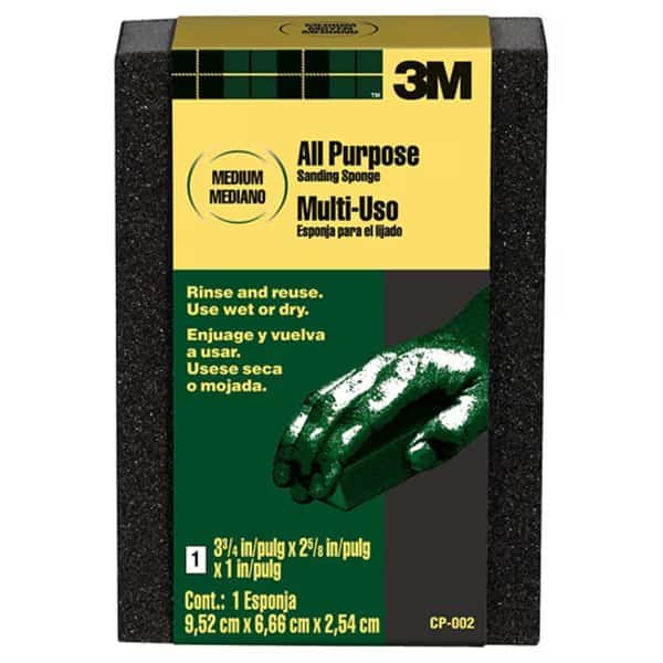 3-3/4" x 2-5/8" x 1" Pro-Pak Sponge, Medium