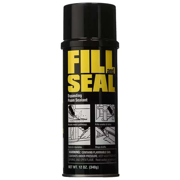 Air Sealing Spray Foam Sealant, 12 oz, Aerosol Can