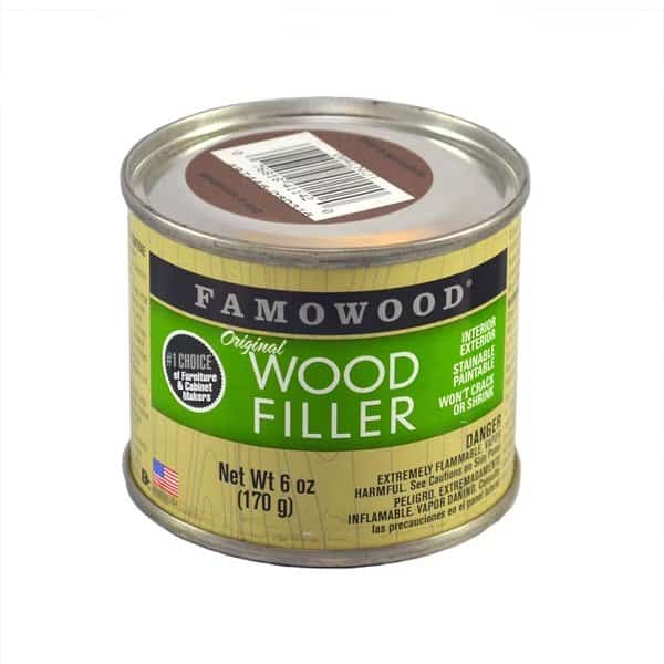 6 Oz Walnut Famowood Solvent Based Original Wood Filler, Eclectic Products, Mfr#: 36141142