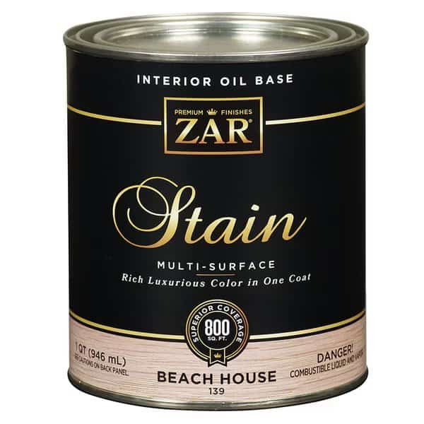 1 Qt Beach House Zar Interior Oil-Based Wood Stain