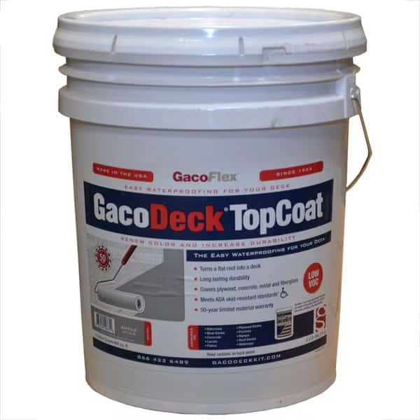 5 Gal Shale GacoDeck Water-Based Elastomeric Top Coat