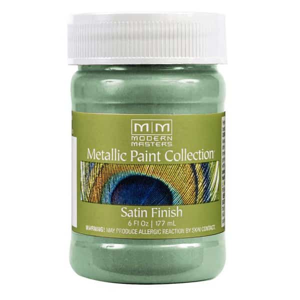 Metallic Paint, WaterBase, Teal, 6 oz