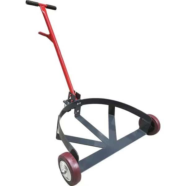 Drum Caddy, 1100 lb. Cap, Steel, Low Profile
