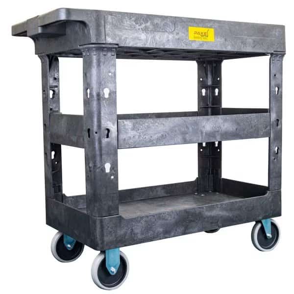 Plastic 3 Shelves, 550 lbs