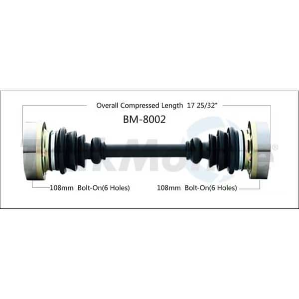 Cv Axle Shaft, Bm-8002