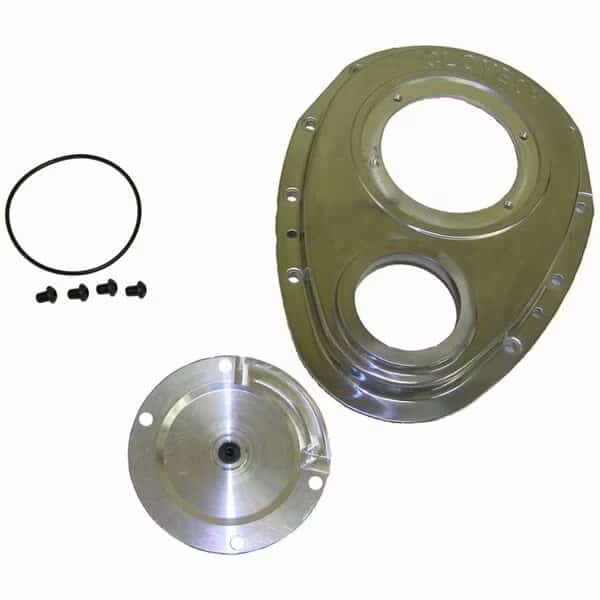 55-92 Chevrolet 4.3-5.0L 2-Pc Timing Cvr, 9-221