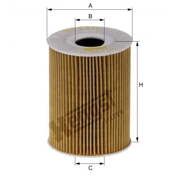 Oil Filter, E113Hd235, Hengst, Mfr#: E113HD235