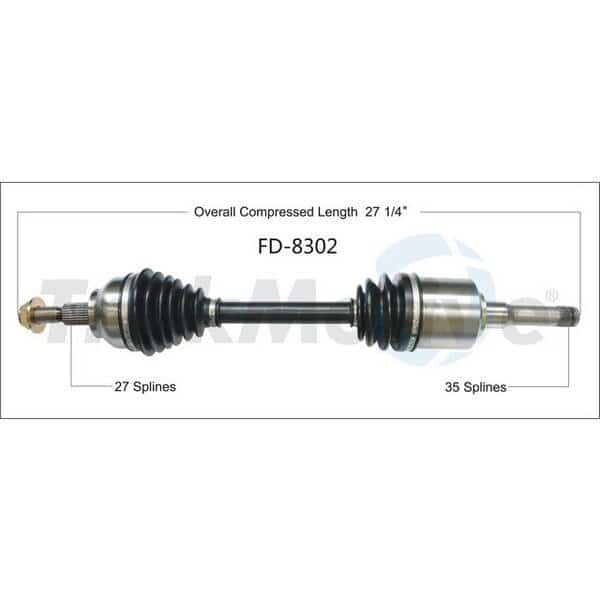 Cv Axle Shaft, Fd-8302