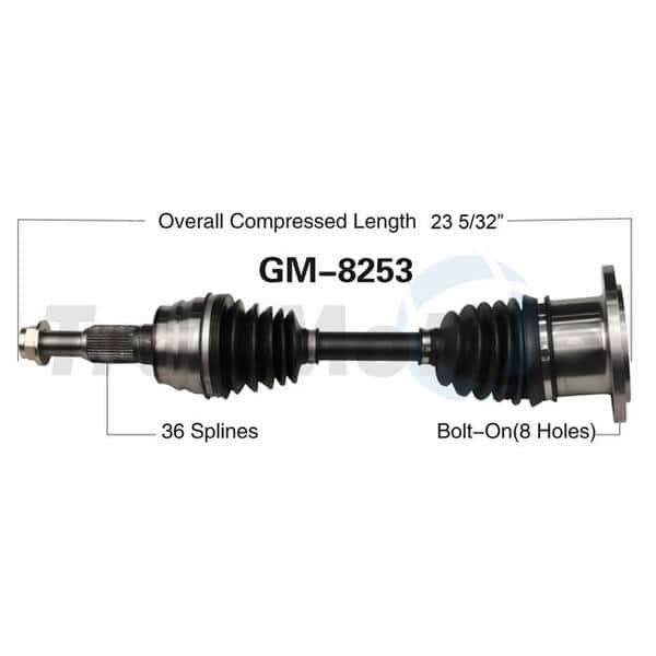 Cv Axle Shaft, Gm-8253