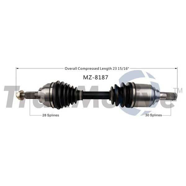Cv Axle Shaft, Mz-8187