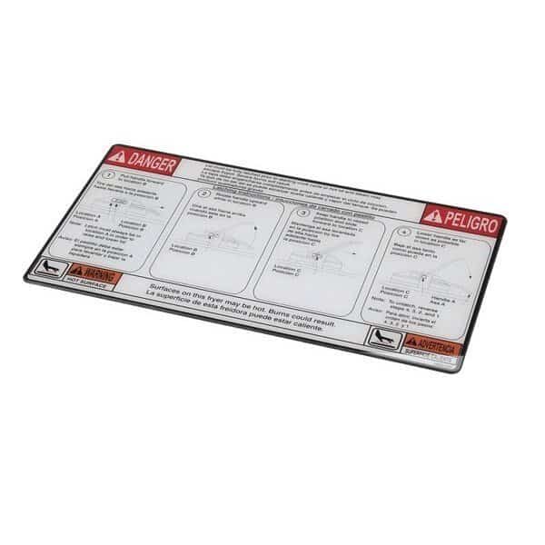Label-Lid Instr Eng/Spa, No 168572