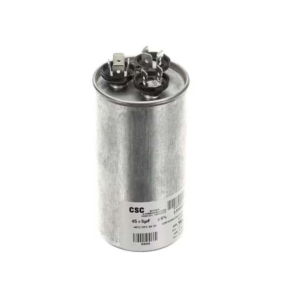Dual Run Capacitor, 45/5Mfd, 370V, Round
