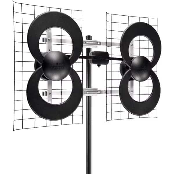 ClearStream 4 Quad-Loop UHF Outdoor Antenna with 20" Mount