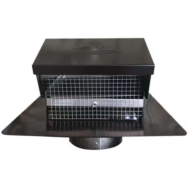 Black 4" Collar Metal Roof Vent Cap, Builders Best, Mfr#: 12635